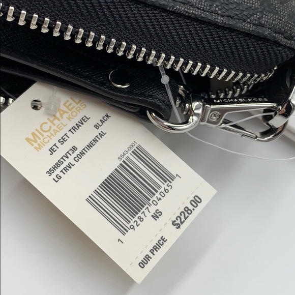 Michael Kors Jet Set Travel Continental Black - Picture 16 of 16
